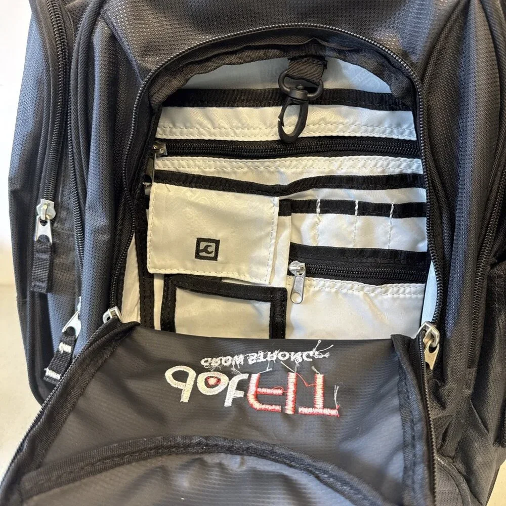 OGIO Metro Computer Laptop Backpack, Black Dot Fit‎ Embroidery